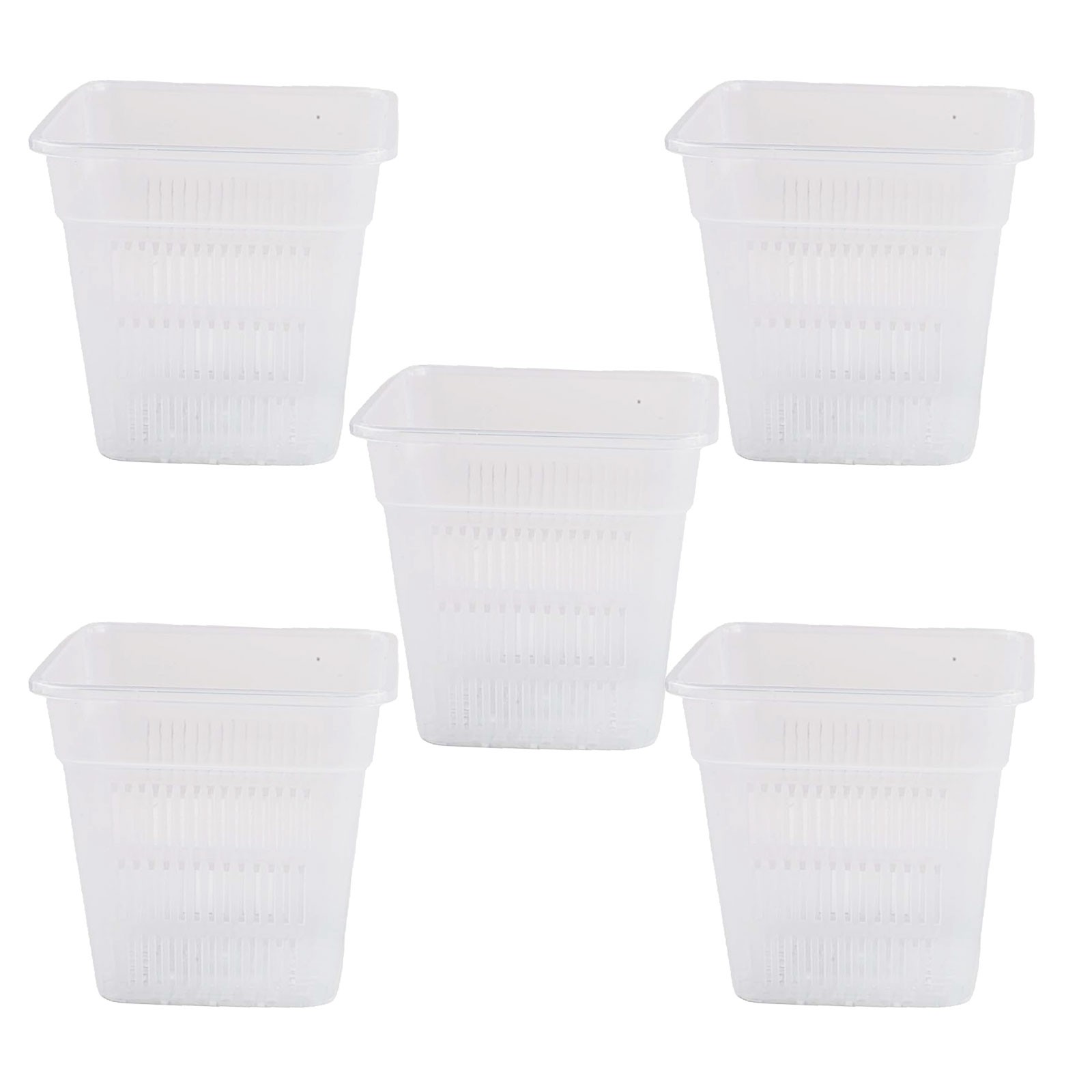 Square Orchid Pot with Innovative Design for Optimal Sunlight Exposure