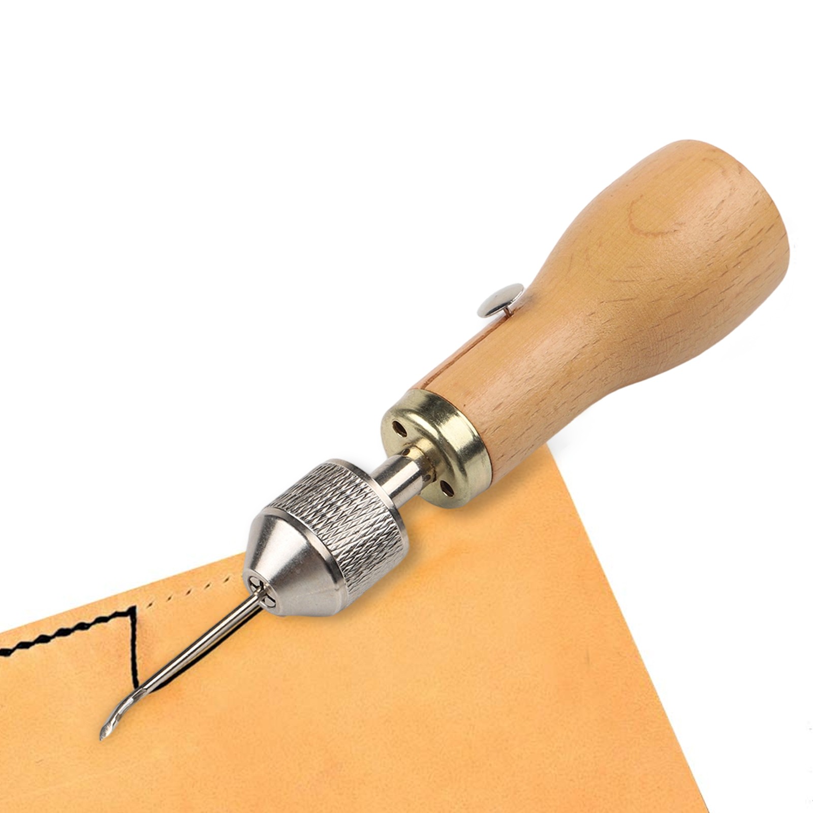 Convenient Leather Sewing Machine with Built in Needle for Heavy Fabrics