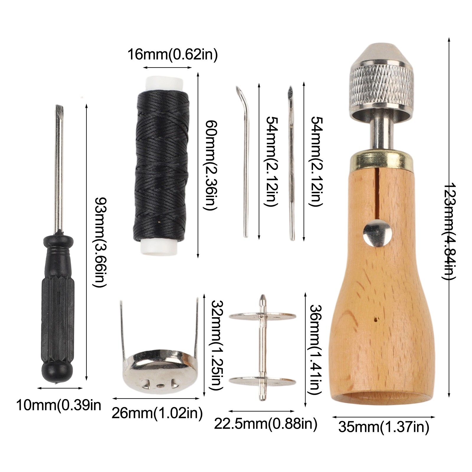 Convenient Leather Sewing Machine with Built in Needle for Heavy Fabrics