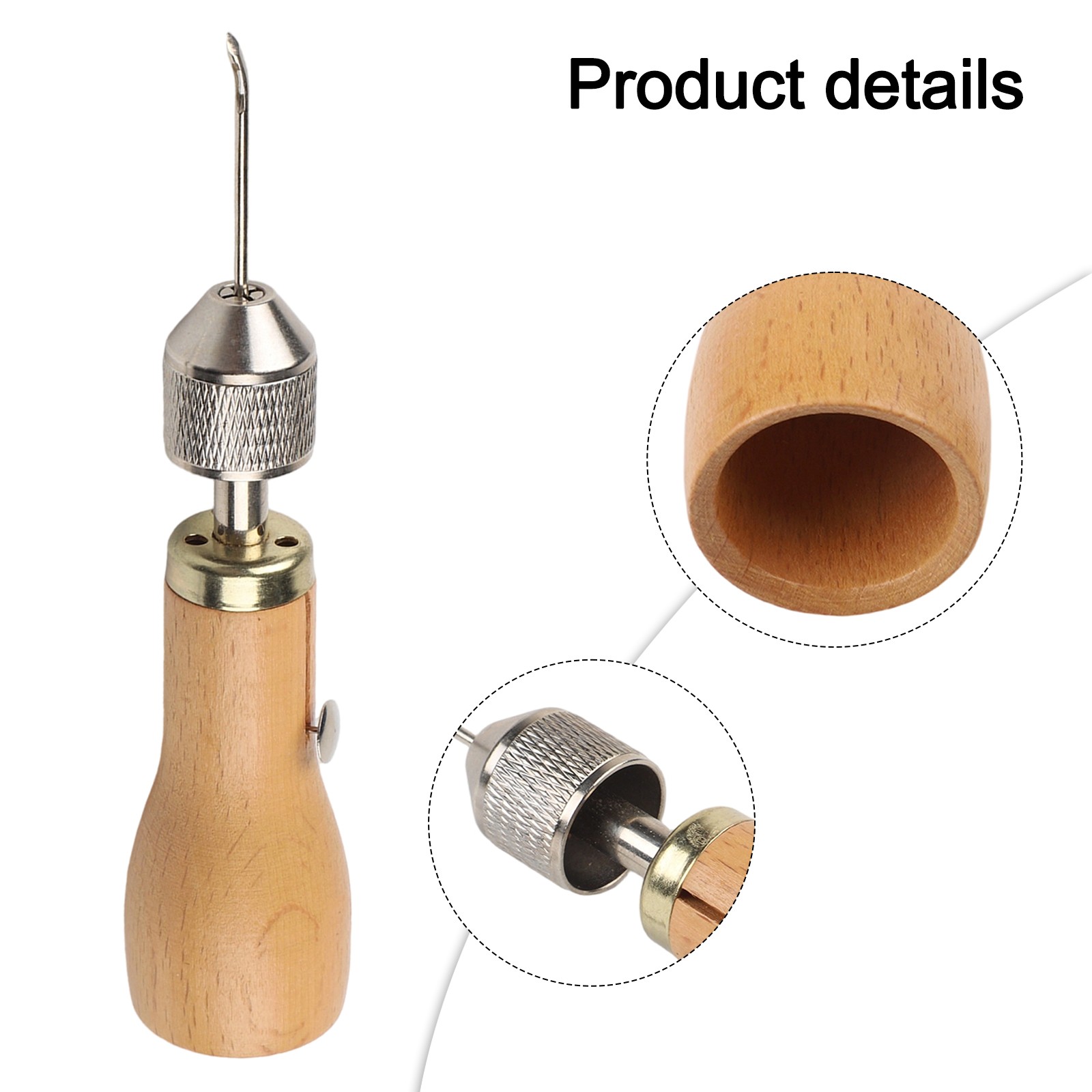 Convenient Leather Sewing Machine with Built in Needle for Heavy Fabrics