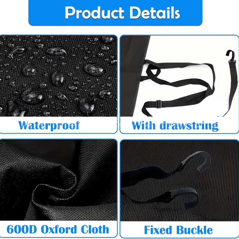 Für robuste Oxford Stoff Wohnmobil Sonnenschutz Abdeckung für Hecktür mit Reg - Picture 15 of 20