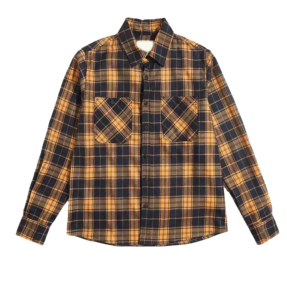 Casual Wear Casual Plaid Shirts Men’s Long Sleeve Shirt Green Variation