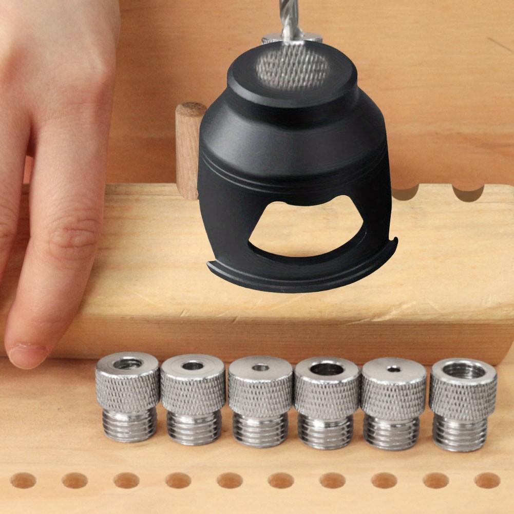 Woodworking Drill Guide Vertical Doweling Jig with Multiple Drill Sleeve Sizes