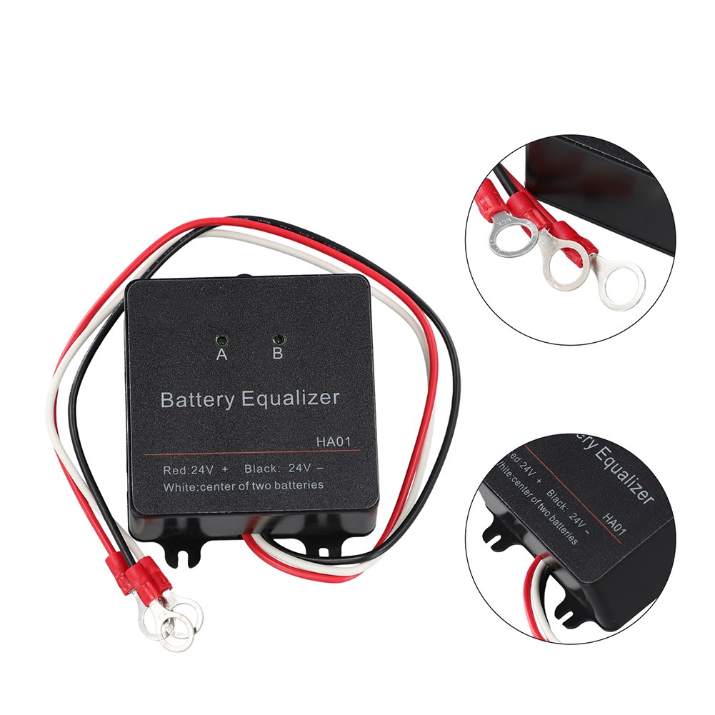 Battery Equalizer Equalizer 12V 24V 2x12V Batteries Balancer Intelligent