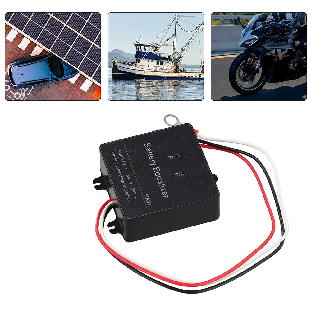 Battery Equalizer Equalizer 12V 24V 2x12V Batteries Balancer Intelligent