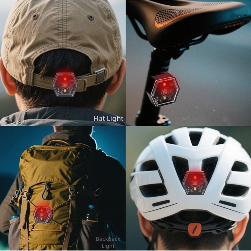 Feu ArrièRe de Bicyclette VéLo Tout TéRrain de Nuit éQuitation éTanche Feu ArrièRe de Bicyclette VéLo Tout TéRrain de Nuit éQuitation éTanche