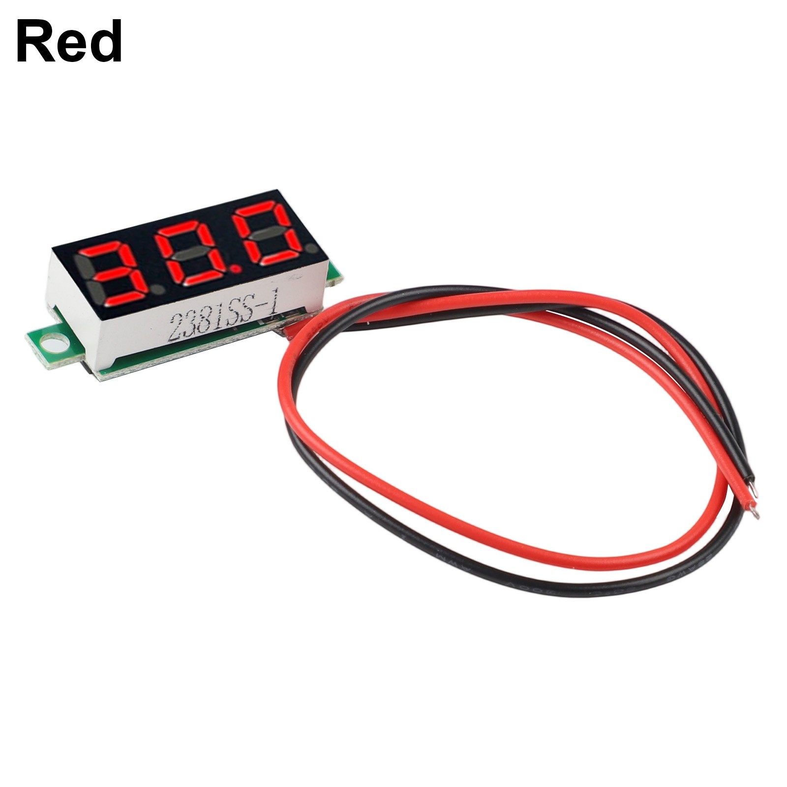 Digital Voltmeter with Reverse Connection Protection & Fine tuning Function