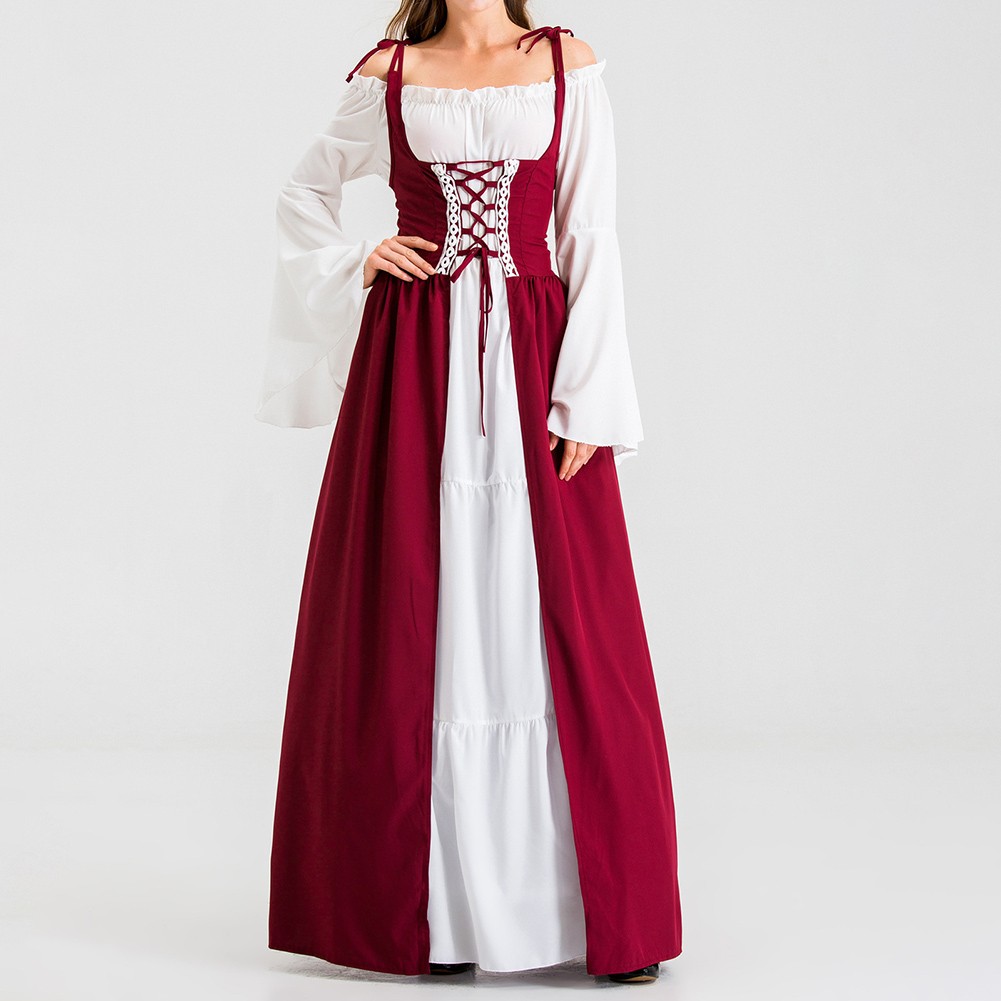 Women Tie Waist Robe Dress with Splicing Color for Events and Everyday Wear - Picture 41 of 44