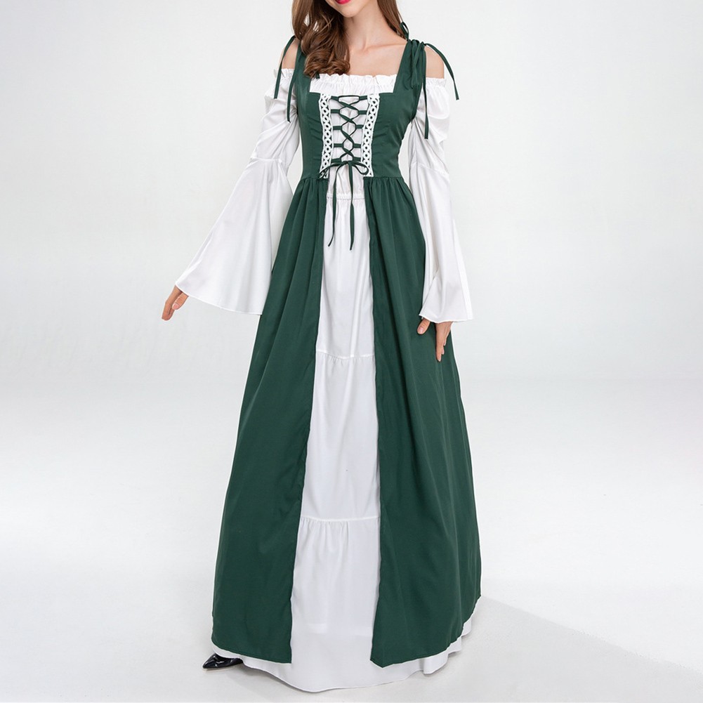 Women Tie Waist Robe Dress with Splicing Color for Events and Everyday Wear - Picture 29 of 44