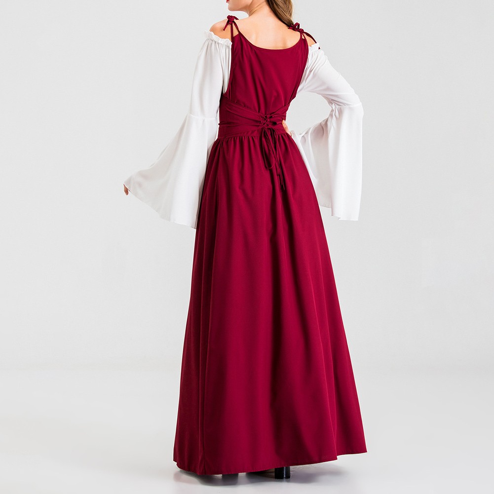 Women Tie Waist Robe Dress with Splicing Color for Events and Everyday Wear - Picture 37 of 44
