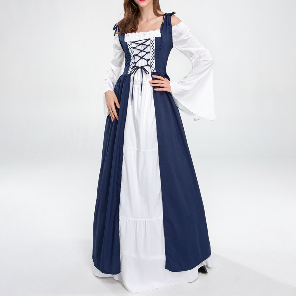 Women Tie Waist Robe Dress with Splicing Color for Events and Everyday Wear - Picture 20 of 44