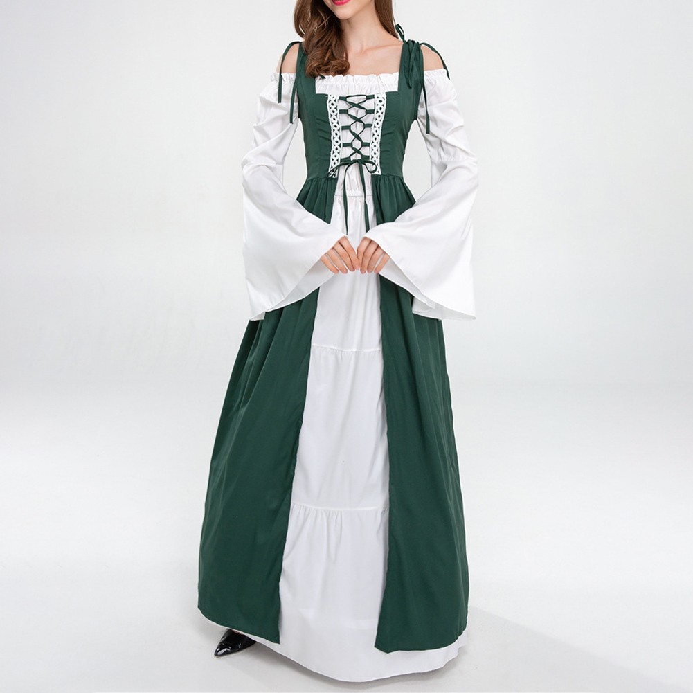 Women Tie Waist Robe Dress with Splicing Color for Events and Everyday Wear - Picture 32 of 44