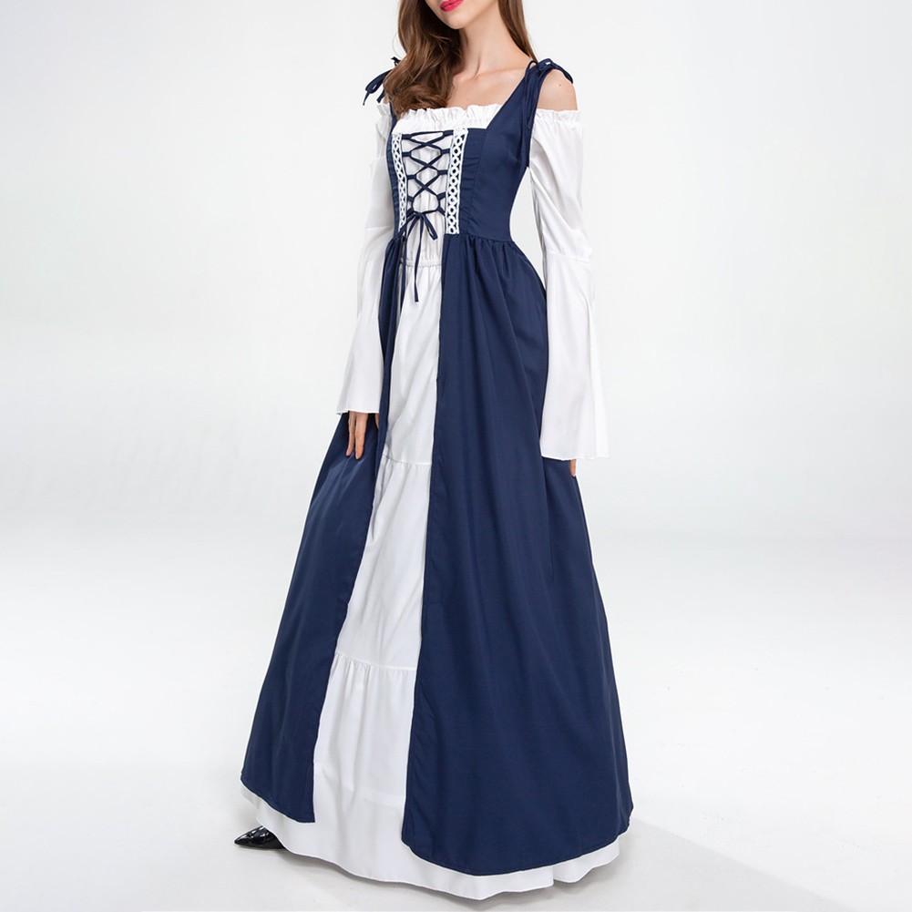 Women Tie Waist Robe Dress with Splicing Color for Events and Everyday Wear - Picture 26 of 44