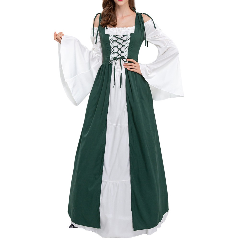 Women Tie Waist Robe Dress with Splicing Color for Events and Everyday Wear - Picture 28 of 44