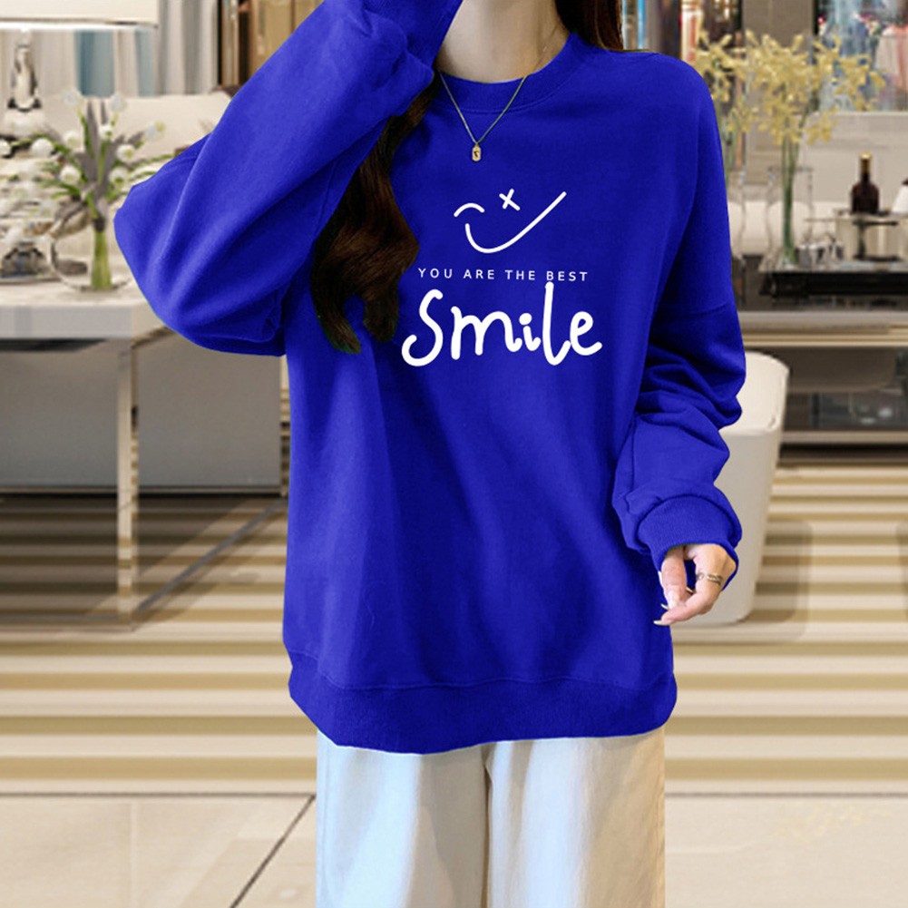 Printed Sweatshirt Thickened Sweatshirt Applicable To Female Moderate Elasticity - Picture 6 of 6