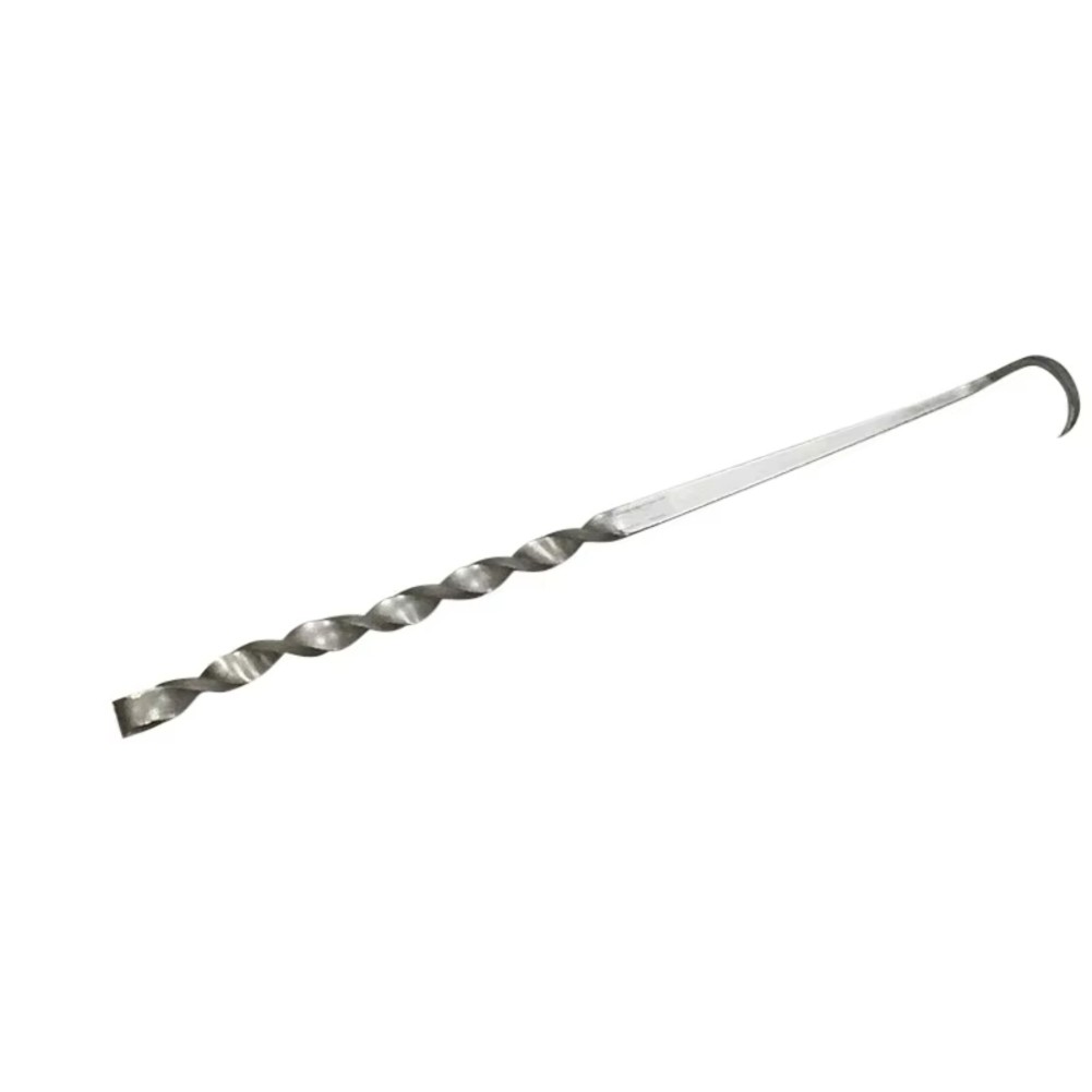 BBQ Meat Flipper Hook with Long Handle for Precise Grilling and Food Handling