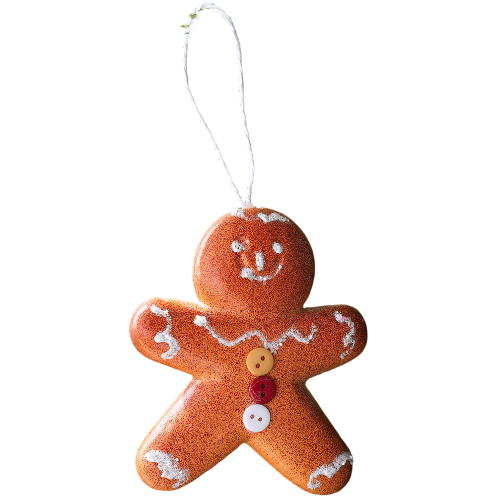 Festive Foam Hanging Ornaments Set Cookie Man Snowflake Star Tree Decorations - Picture 13 of 19