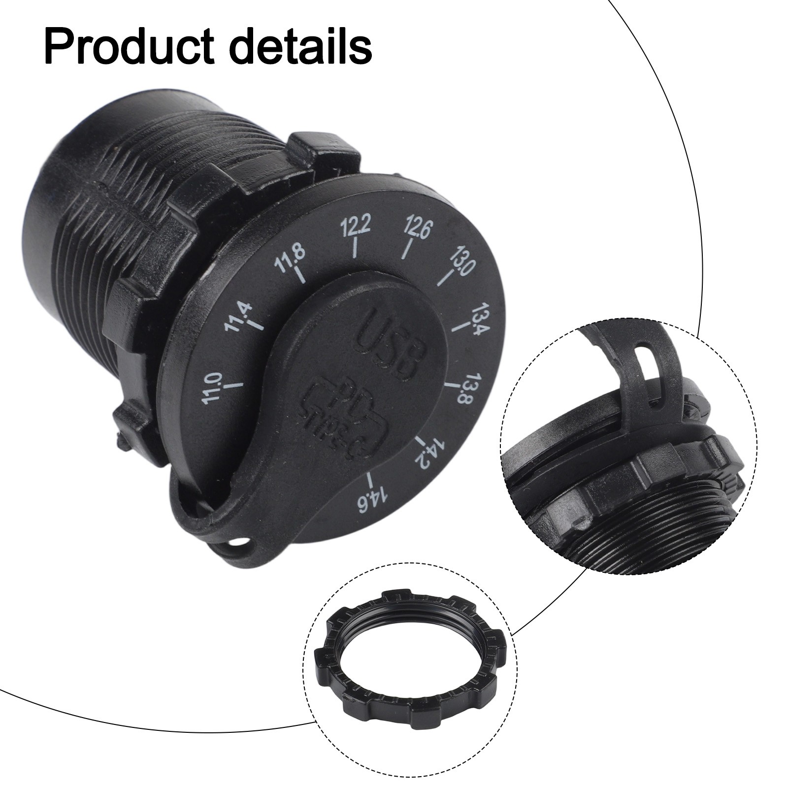 Innovative 45W Fast Charge Socket with LED Indicator for Enhanced Safety