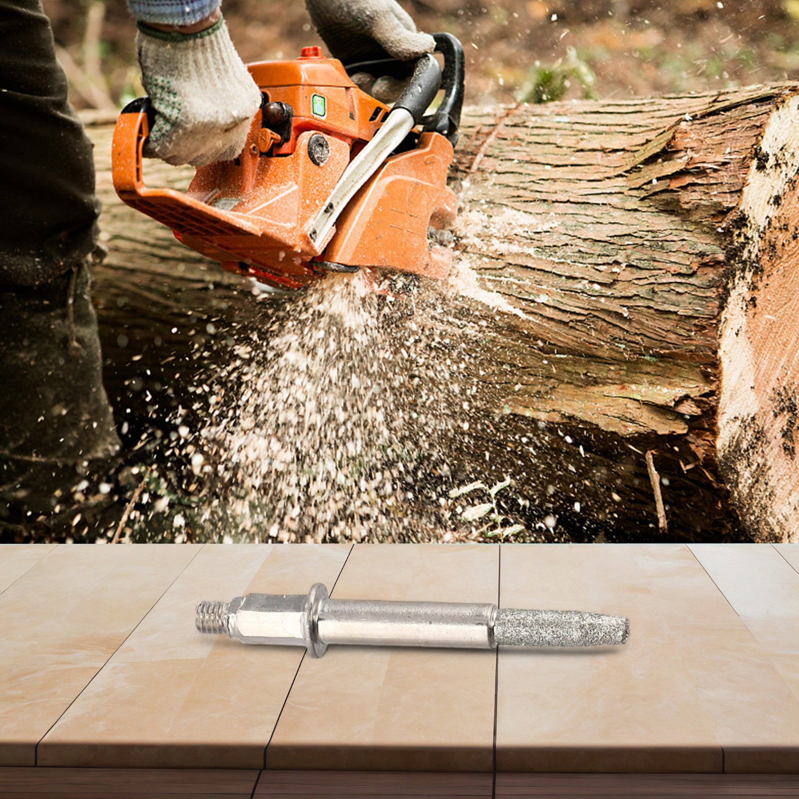 Quick Electric Chainsaw Sharpener Tool for Safe Fast Wood and Garden Work
