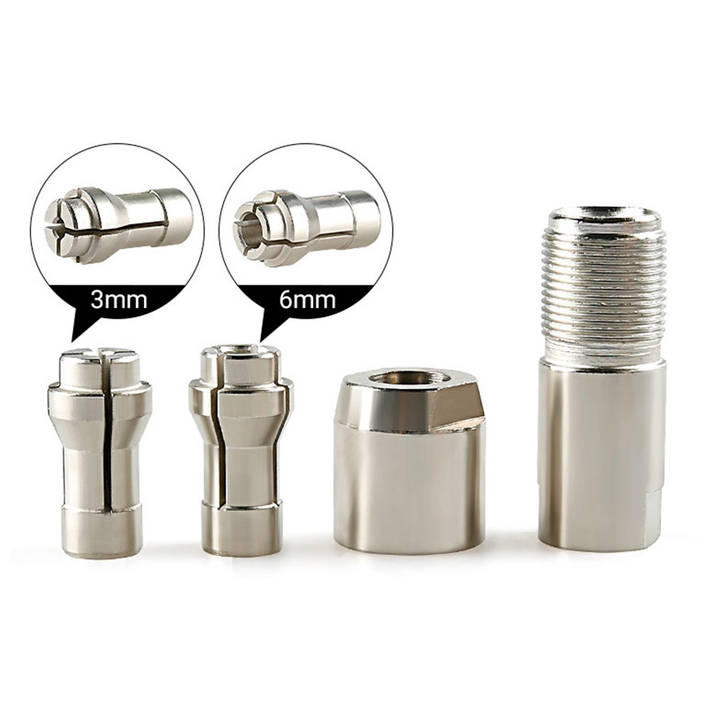 For 100-type Angle Grinder Modified Adapter to Straight Grinder Chuck M10 Thread