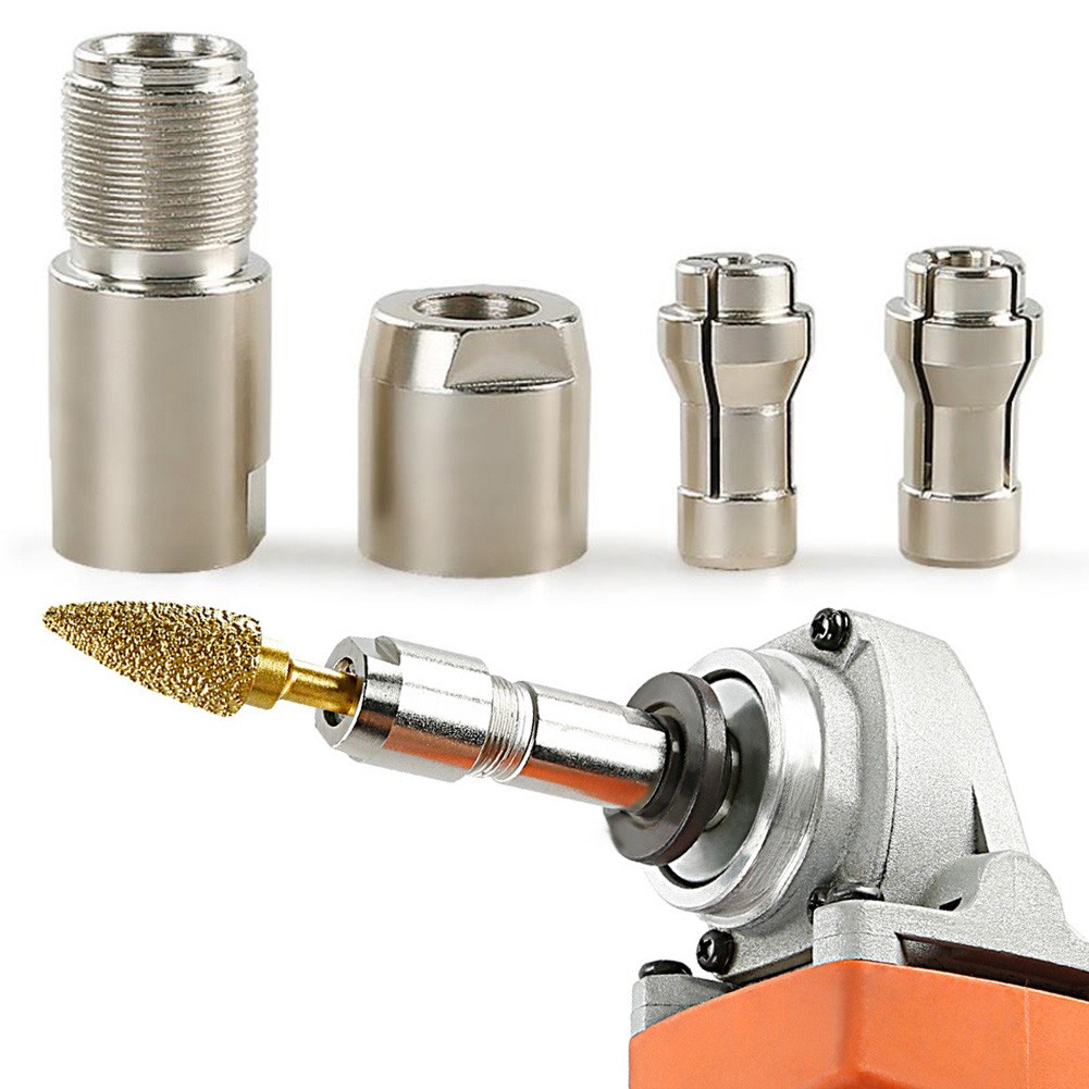 For 100-type Angle Grinder Modified Adapter to Straight Grinder Chuck M10 Thread