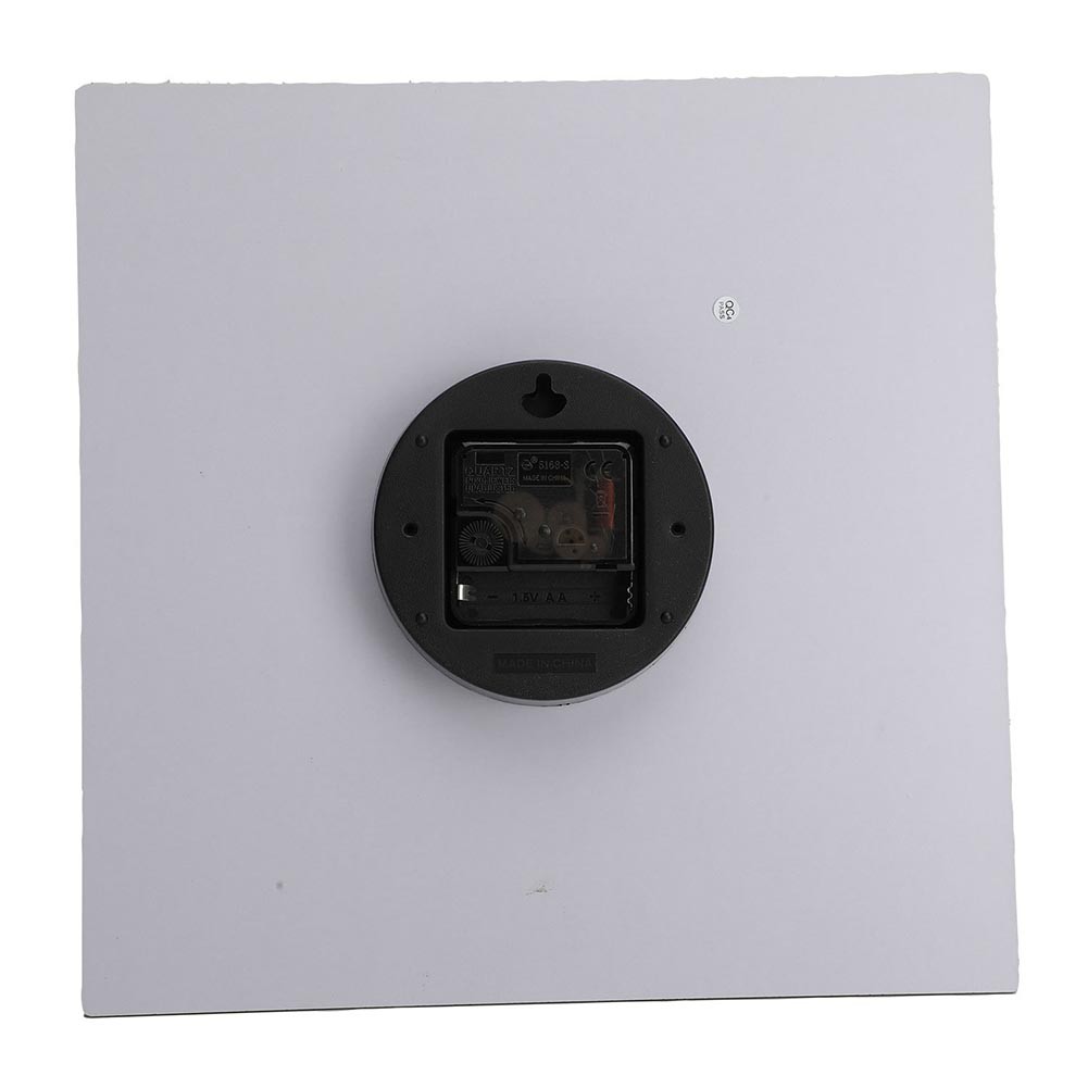 For Nordic Style Vintage Square Wall Clock MDF Silent Movement for Wall Mount