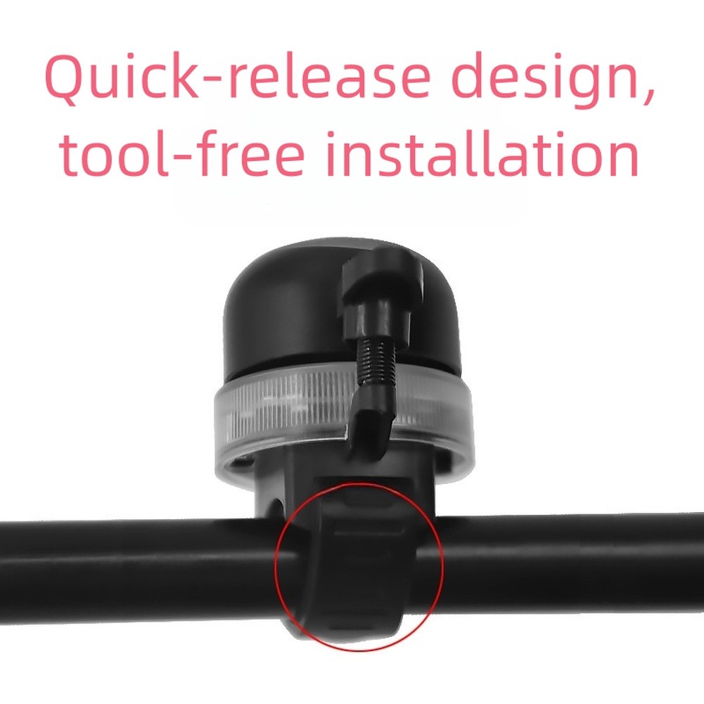 Rechargeable LED Light for Bicycle with Aluminum Alloy and Quick Release