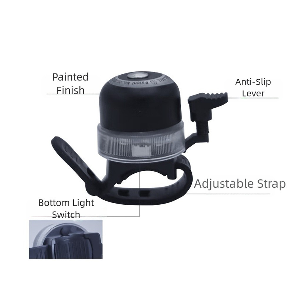 Rechargeable LED Light for Bicycle with Aluminum Alloy and Quick Release