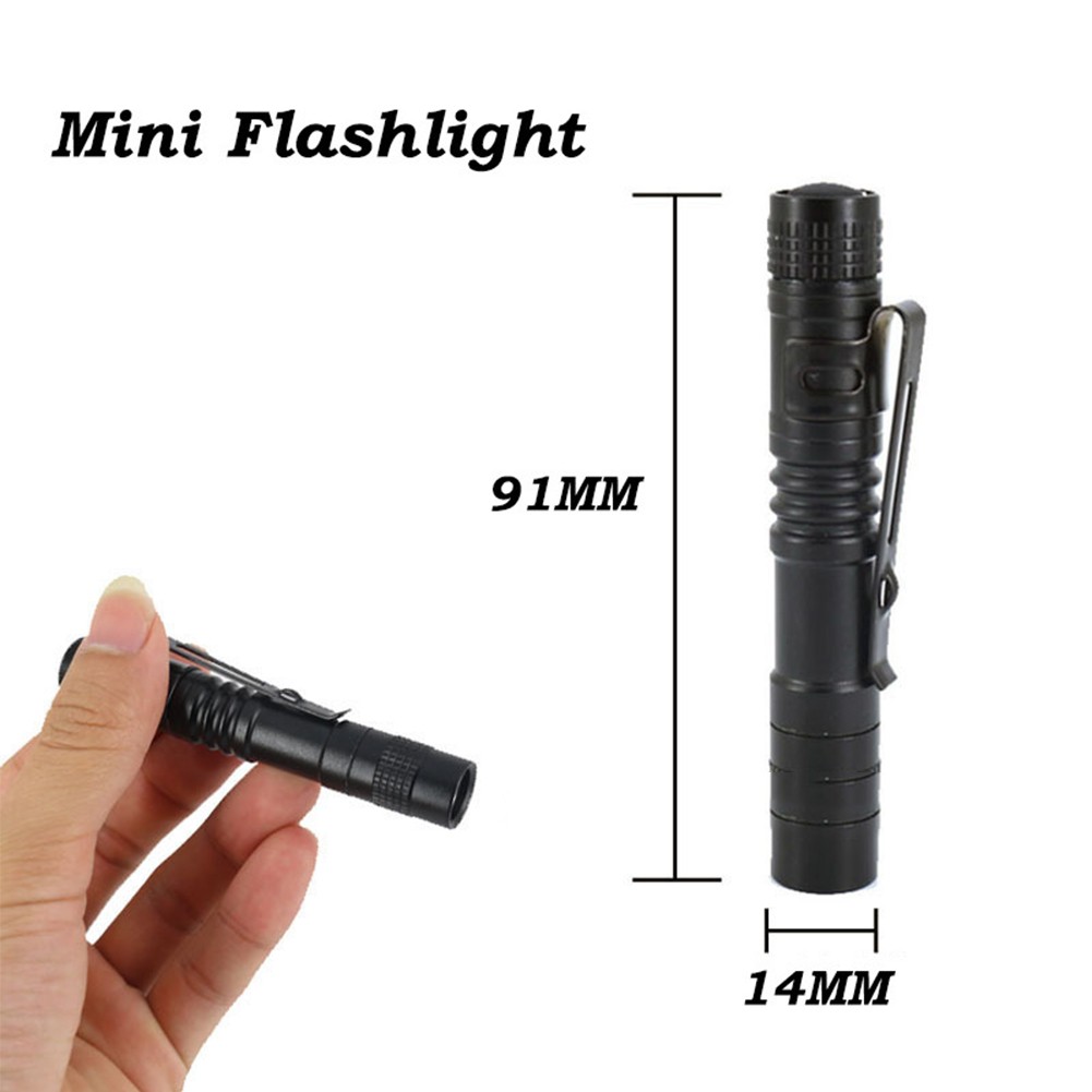 Portable Waterproof LED Penlight Compact Aluminum Alloy for Outdoor Use