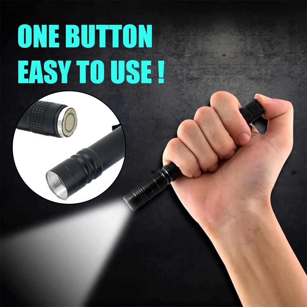 Portable Waterproof LED Penlight Compact Aluminum Alloy for Outdoor Use