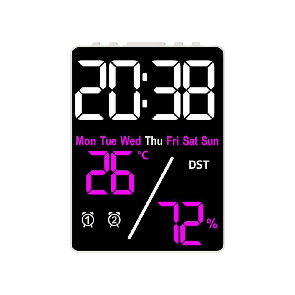 Digital Clock Multi-Function Electronic Clock For Office User-Friendly Interface