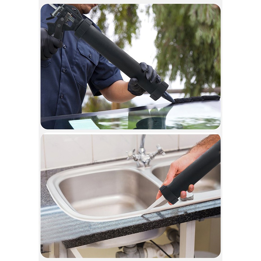 Efficient Caulk Nozzle Set with Spigot and Sealant Dredger for Home Repair Use