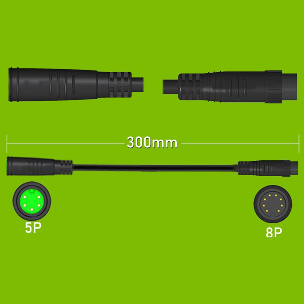 5pin Display Ebike Installation 1000mm Length 300mm Length Black Color - Picture 7 of 9