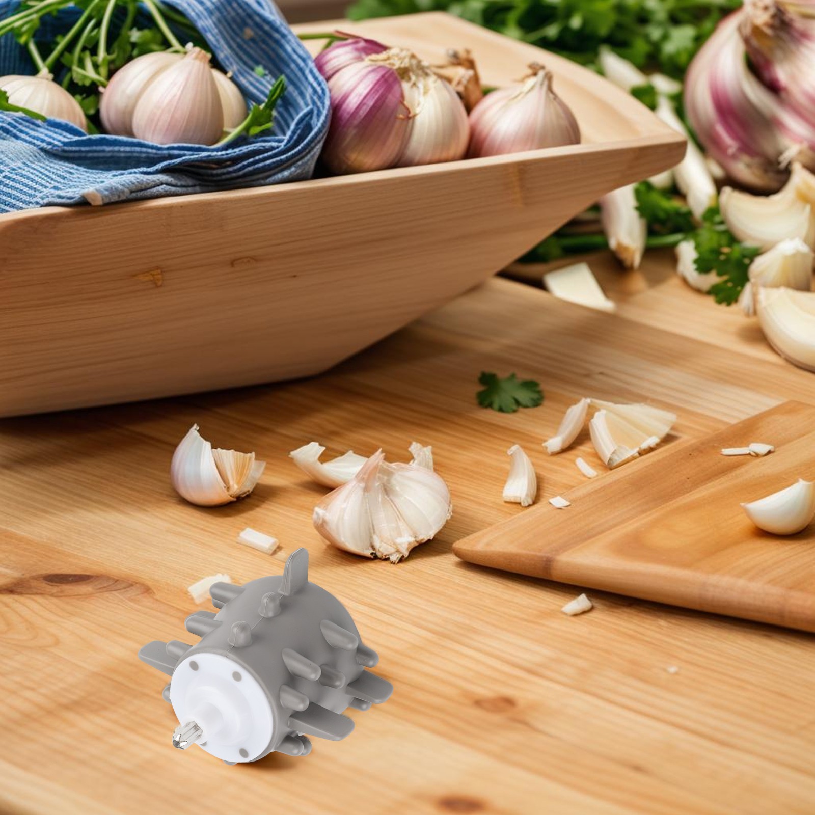 Household Silicone Garlic Peeler Electric Garlic Peeling Tool for Meat Grinder