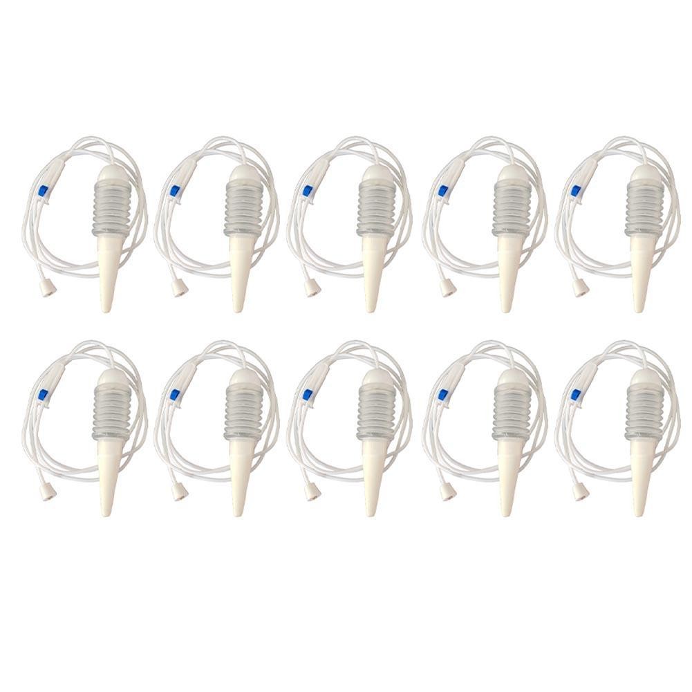 4pcs 10pcs Automatic Watering Tool for Potted Plants White with Adjustable Flow