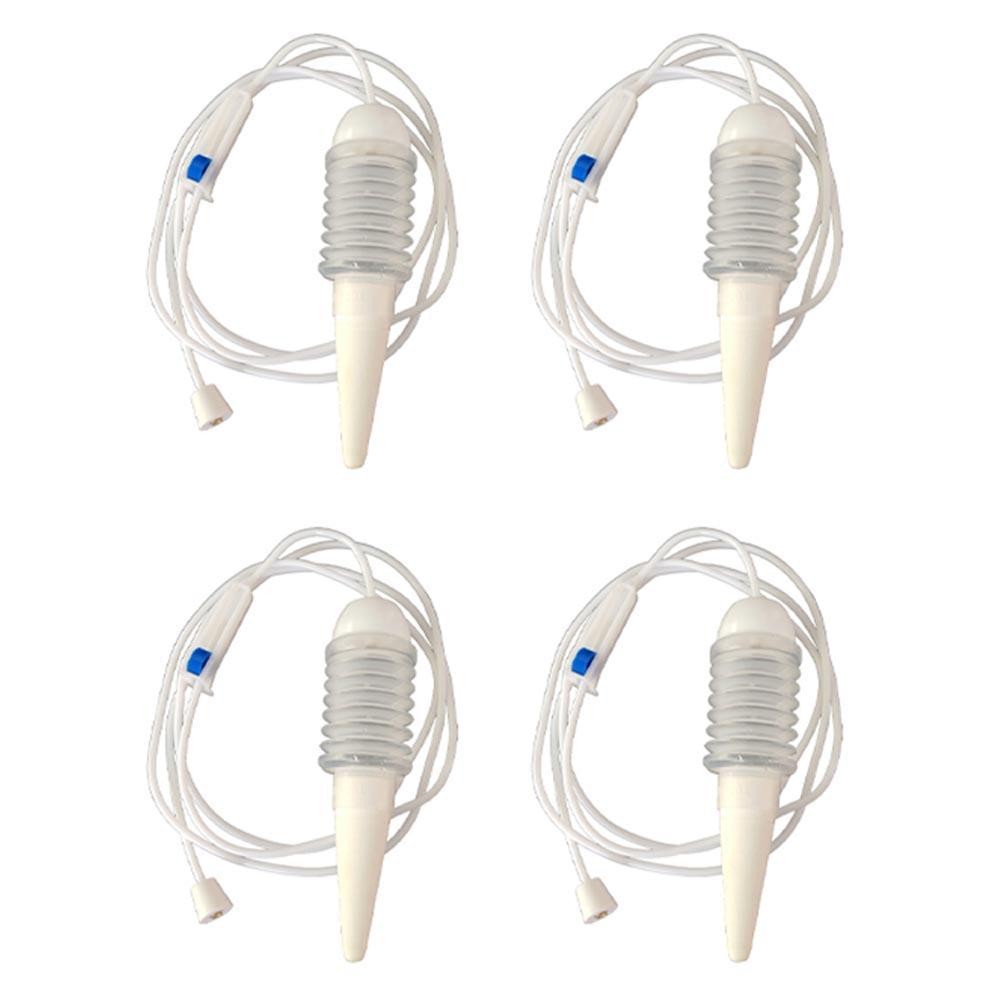 4pcs 10pcs Automatic Watering Tool for Potted Plants White with Adjustable Flow