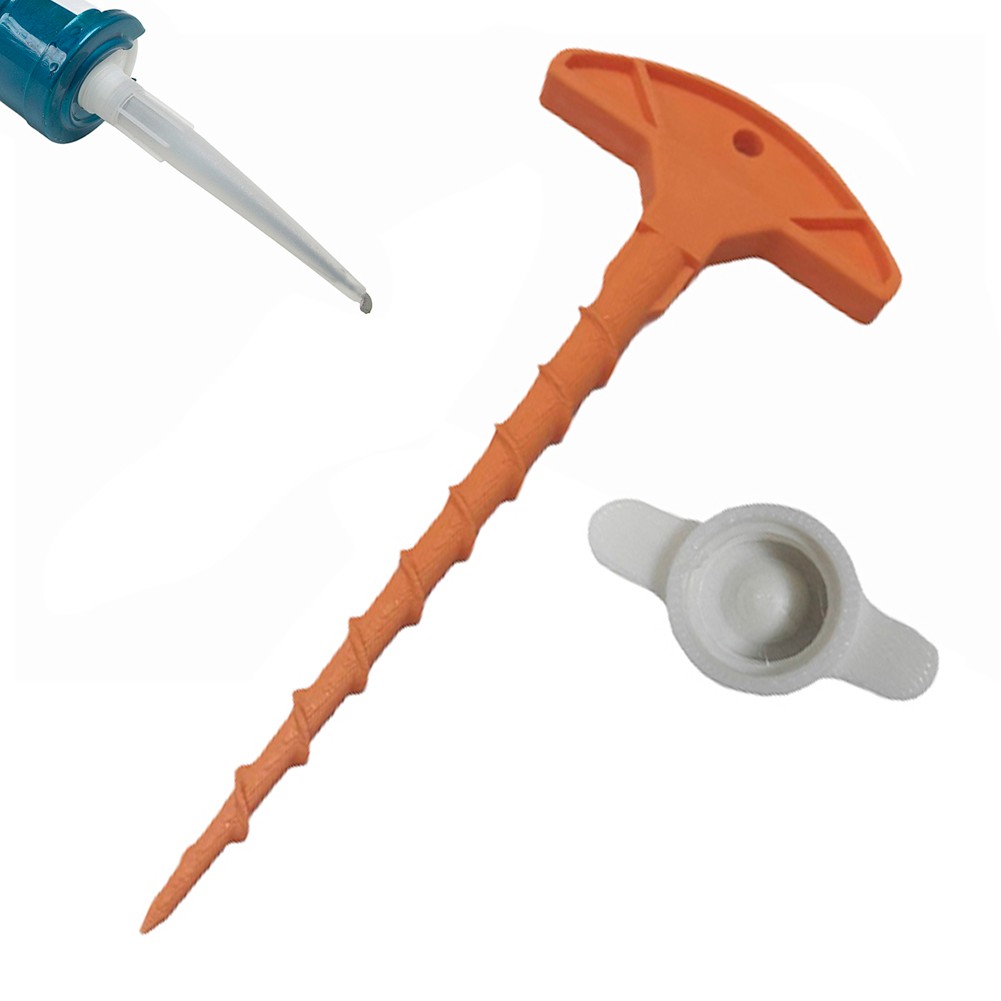 Efficient Caulk Nozzle Set with Spigot and Sealant Dredger for Home Repair Use