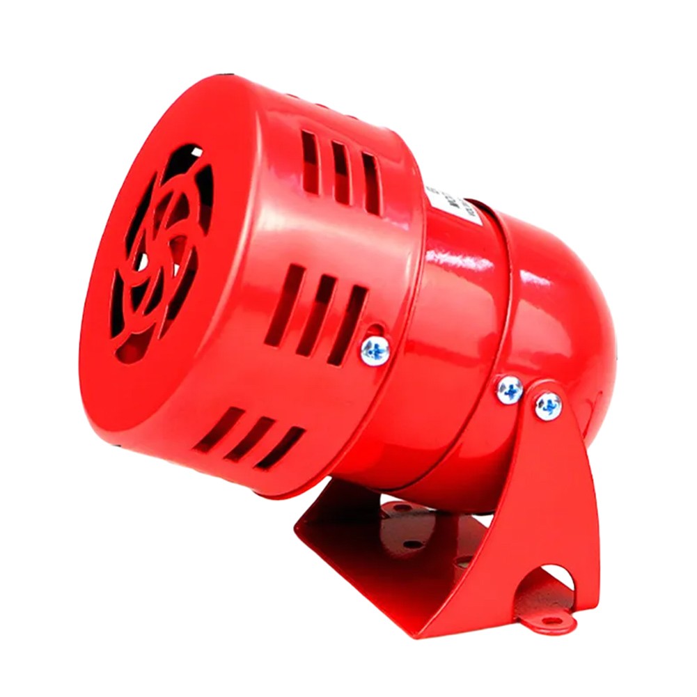 Portable Red Alarm Siren with Quick Installation for Various Locations