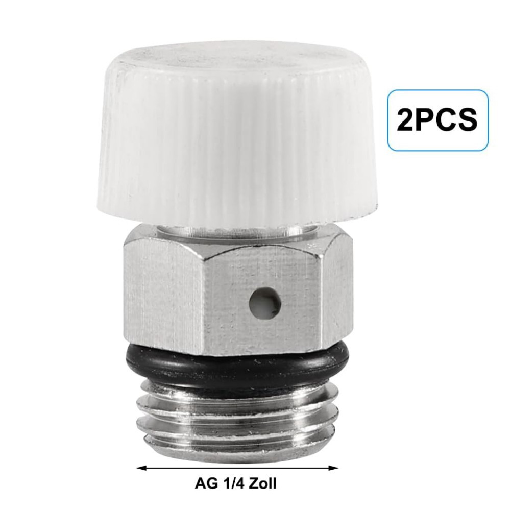 2 Pack For Radiator Bleed Valves for Heating Systems Easy Installation