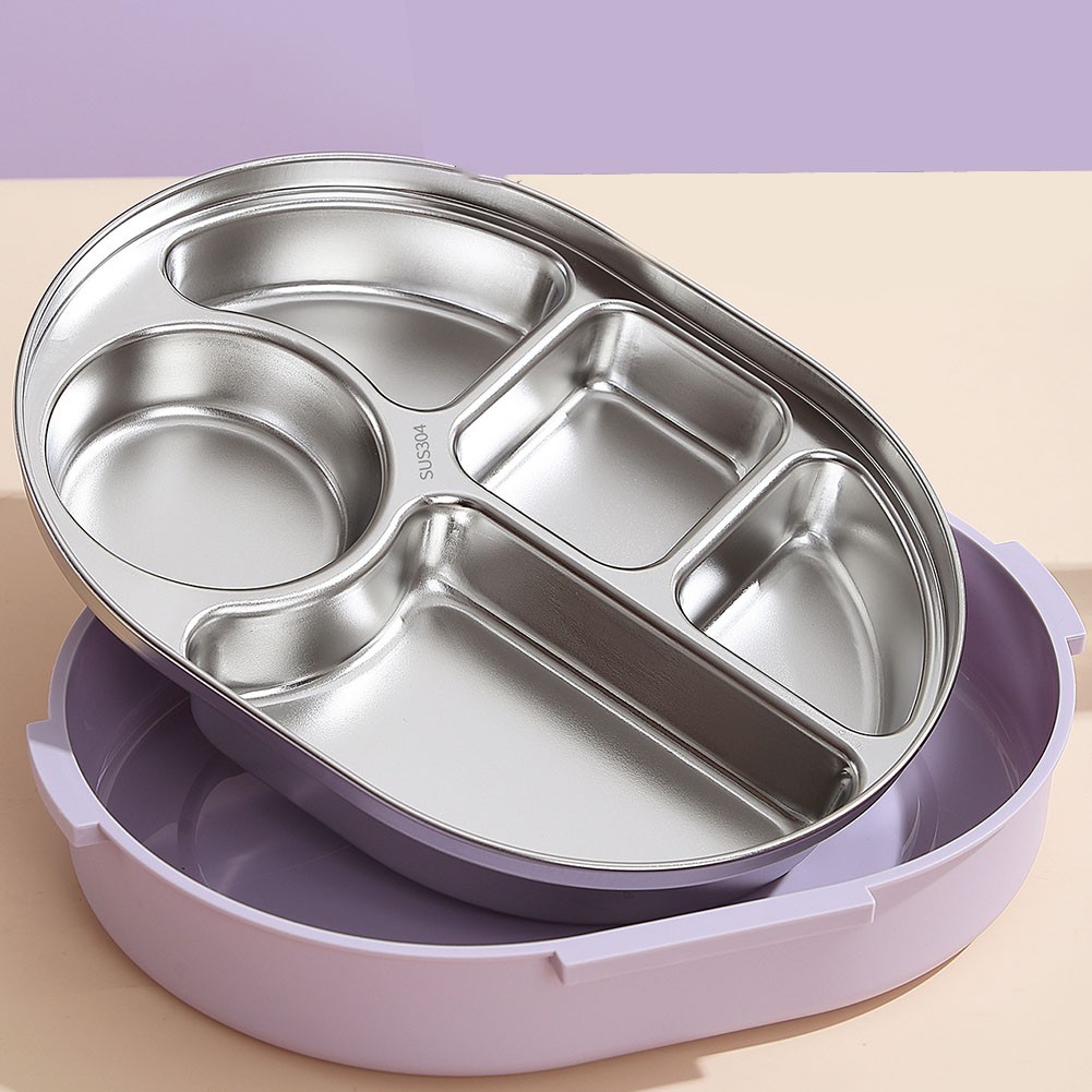 304 Stainless Steel Lunch Box Set for For kids with Soup Bowl and Chopsticks - Picture 32 of 34