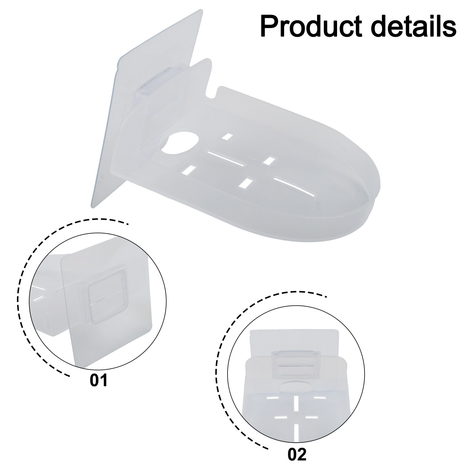 Wall Bracket Shelf for Security Cameras Indoor with Space Saving Design