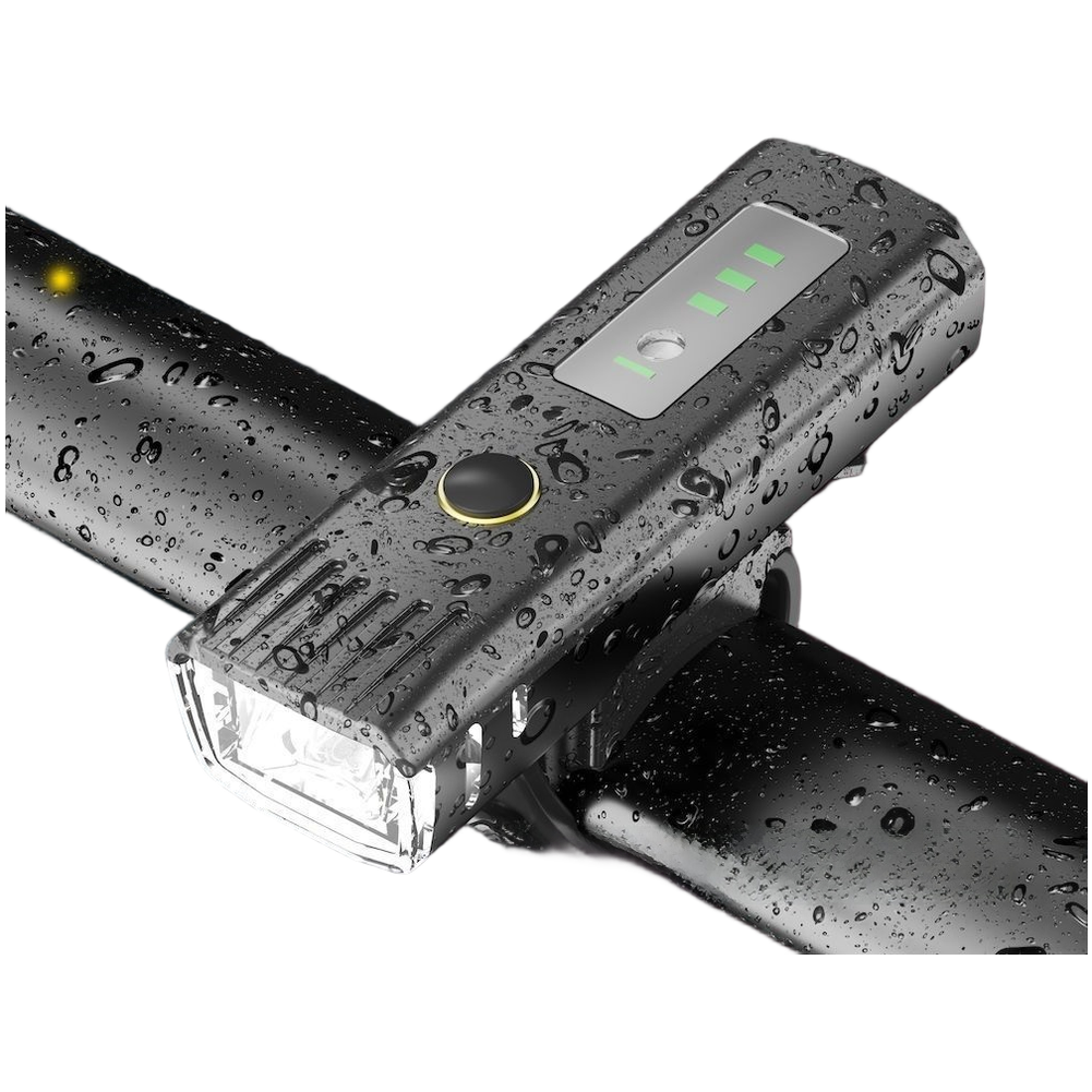 Smart Sensor Rechargeable Bike Light with Waterproof ABS Body and Auto Dimming