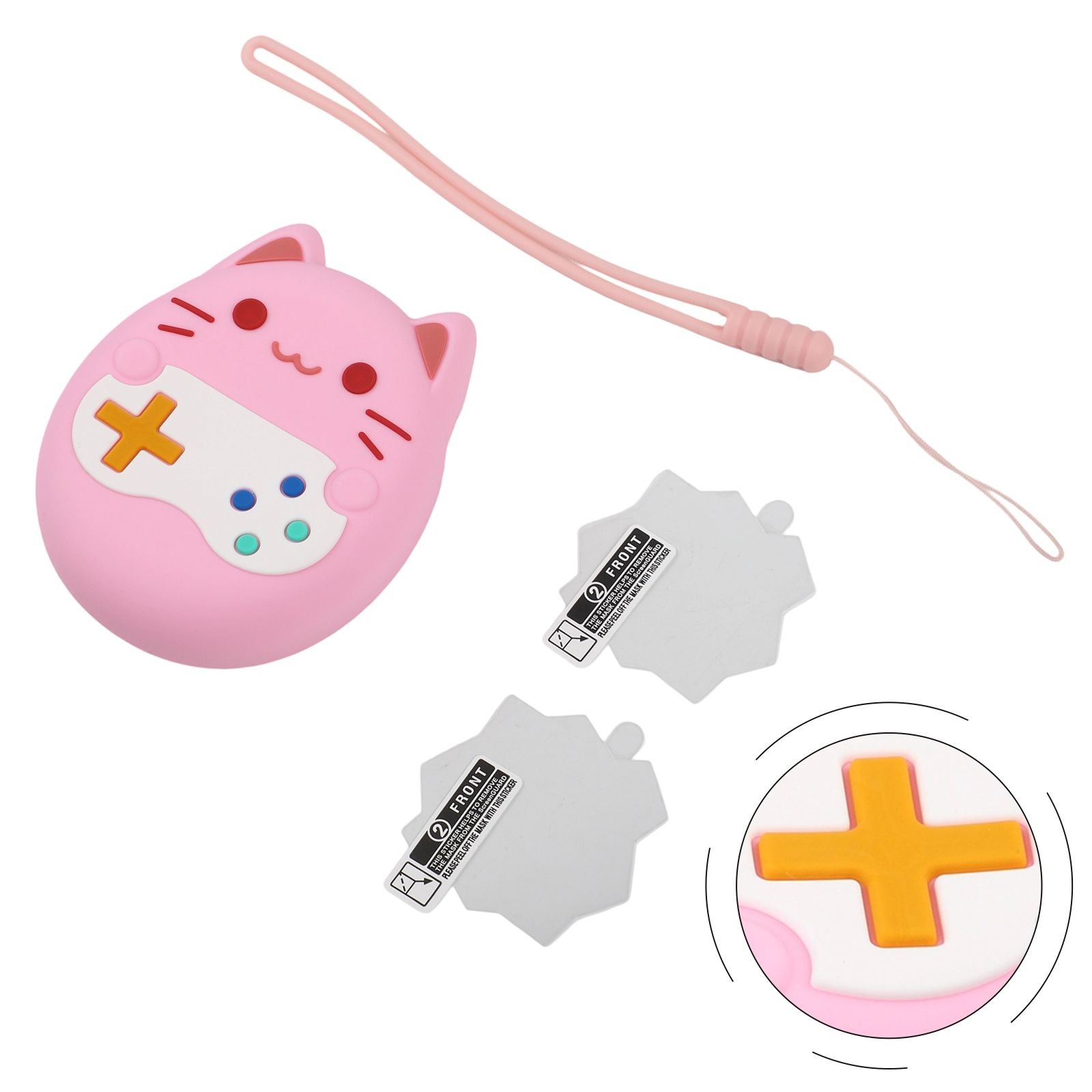 Silicone Protective Case Compatible with For Tamagotchi Paradise with Lanyard
