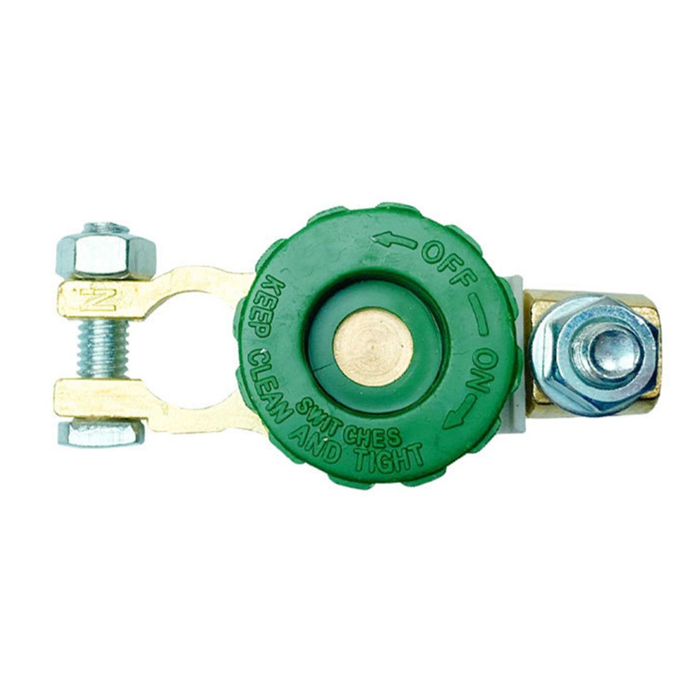 Battery Power Disconnect Switch Fits Standard Negative Terminal for Motorcycles