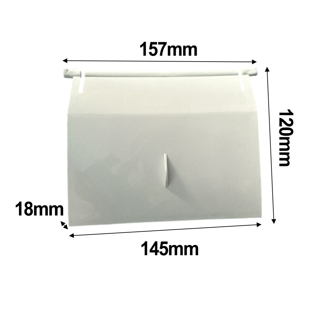 Weiße Ersatz-Skimmerklappe für oberirdische Pools mit zweipoliger Stabilität - Picture 17 of 18