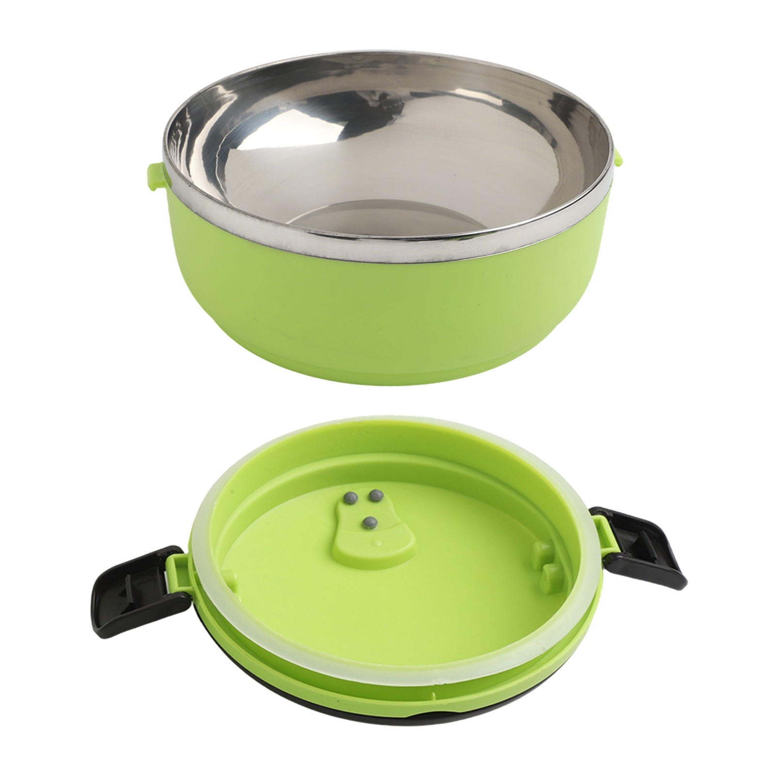 Thermal Lunch Box Insulated Warmer Food Noodles Container Round Storage Portable - Produktbild 4