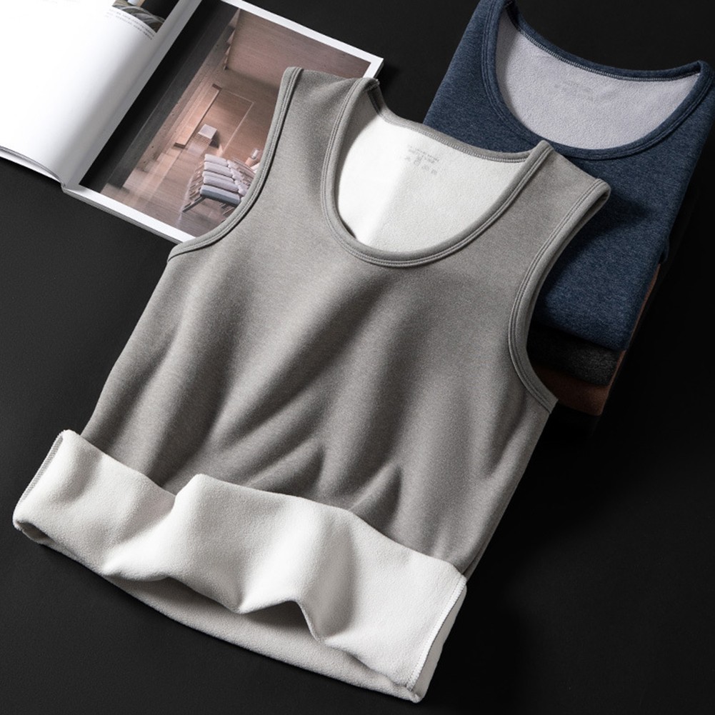 Men Velvet Camisole Slim Fit Winter Wear Base Layer Shirt Casual Wear For Men - Picture 19 of 33