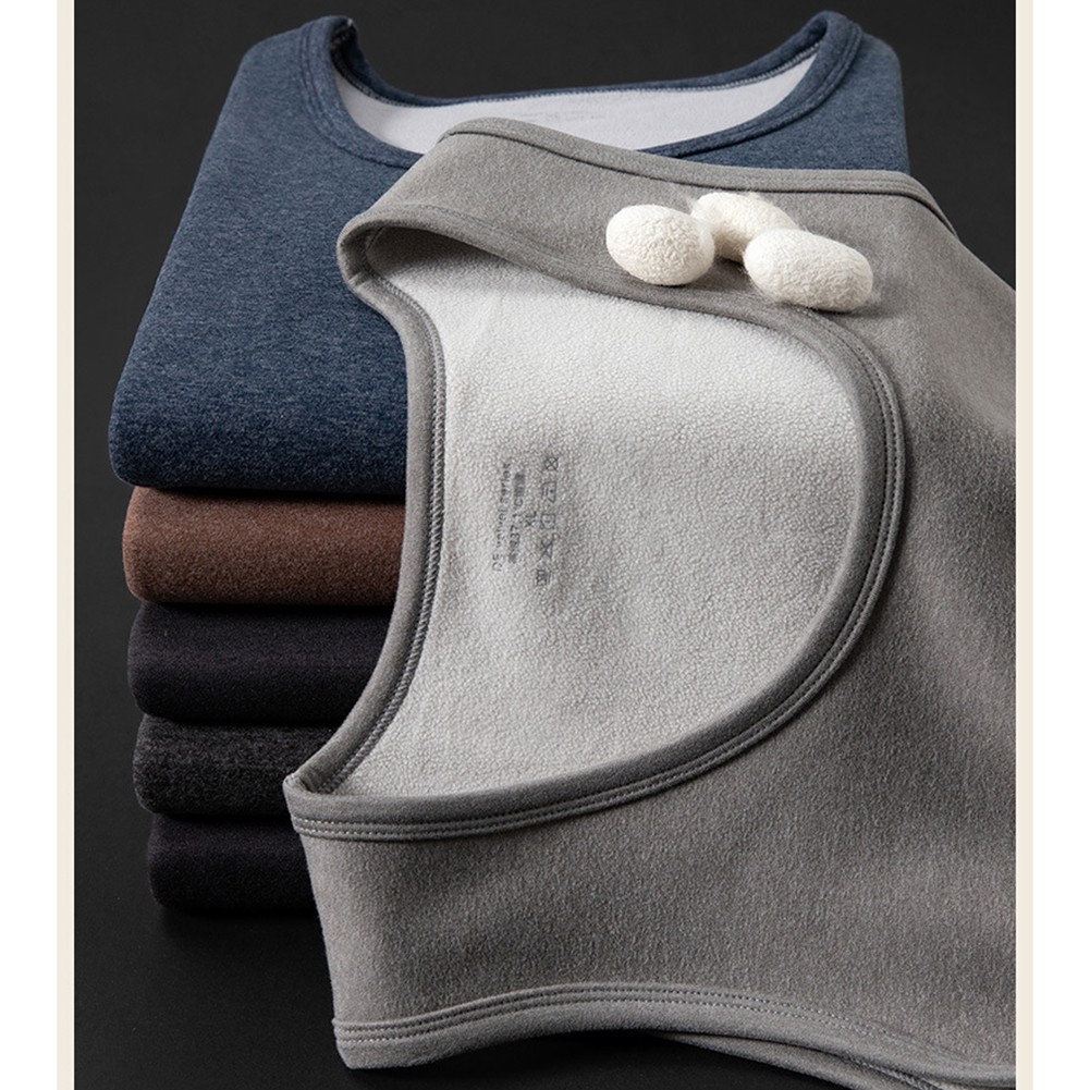 Men Velvet Camisole Slim Fit Winter Wear Base Layer Shirt Casual Wear For Men - Picture 22 of 33
