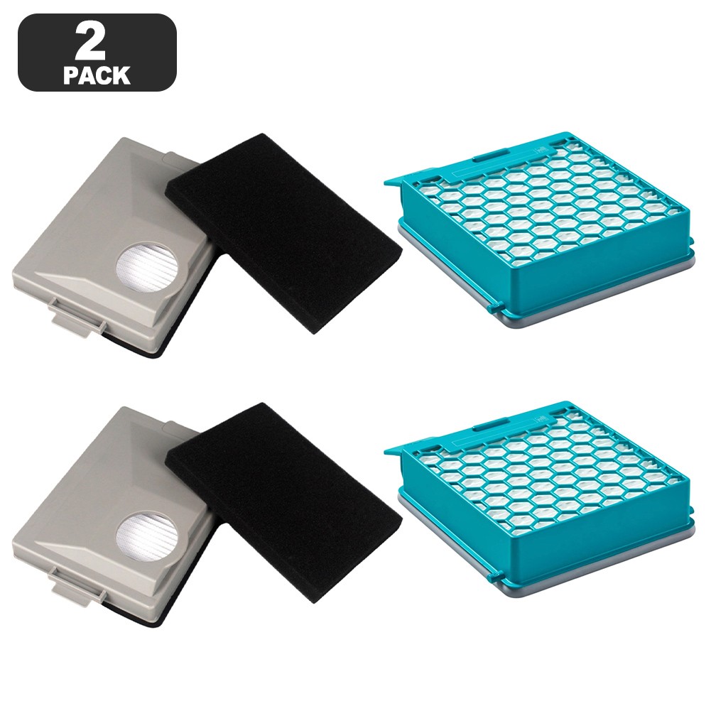 Kit Filtre Charbon Rechange Pour Aspirateur Miele CX1 | HEPA + Filtre Poussière Fine, Compatible