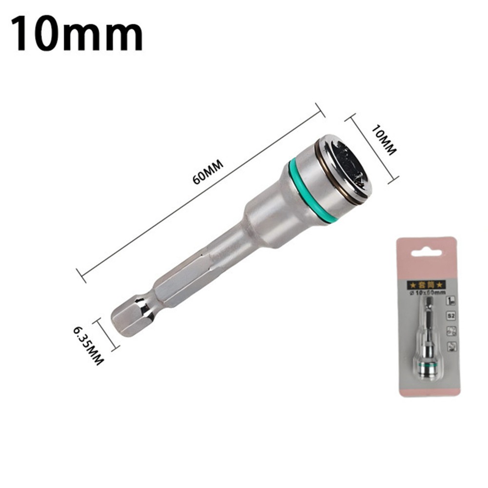 Hex Shank Magnetic Nut Driver Drill Adapter Socket for Screwdriver Tools - Picture 24 of 40